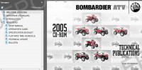 BRP Can-Am ATV Service Manual 2005 Workshop Service Manual BRP an-Am, Electrical Wiring Diagram, Maintenance & Operation Manual, all models 2005 year