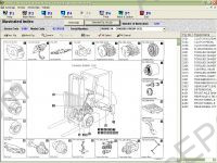 Toyota Industrial Equipment v1.66 Toyota Industrial Equipment v1.65 spare parts catalog, parts book, parts manual for toyota forklift trucks engine, electric, lift trucks