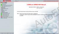 Toyota Corolla Verso 2001-2004 Service Manual (09/2001-->01/2004), service manual Toyota Corolla Verso, maintenance, electrical wiring diagram, body repair manual Toyota