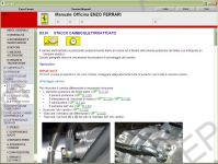 Ferrari Enzo Parts and Service Manual spare parts catalog, workshop service manual Ferrari Enzo, electrical wiring diagram, service time shedule