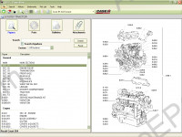 Case IH AG Europe Net 2014 spare parts catalog agriculture equipment Case & Steyr 1990-2014