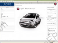 Fiat,  Fiat Commercial, Lancia,  Abarth, Alfa Romeo 2014 ePER, spare parts catalog Fiat, presented spare parts and accessories for Fiat, Lancia, Alfa Romeo, Abarth, Fiat Commercial, Data version - 83