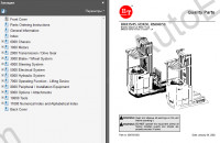 Toyota BT Prime-Mover Class 2 Parts and Service Manual spare parts catalog, parts manual, service manual BT