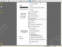 Liebherr R900 / 942 Litronic Crawler Excavator Service Manual workshop service manual Liebherr R900 / 942 Litronic crawler excavator, electrical wiring diagram, hydraulic diagram, operator's manual