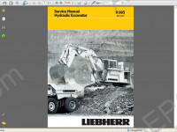 Liebherr R 995 Litronic Excavator Service Manual workshop service manual Liebherr R995 Litronic excavator, electrical wiring diagram, hydraulic diagram, operator's manual