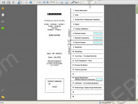 Liebherr R954 - R984 Crawler Excavator Service Manual workshop service manual Liebherr R954-R984 crawler excavator, electrical wiring diagram, hydraulic diagram, operator's manual