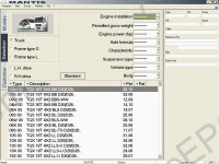Man Mantis 2010 spare parts catalog for Man trucks, buses, engines. Data version - 462