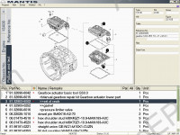 Man Mantis 2011 spare parts catalog for Man trucks, buses, engines. Data version - 465