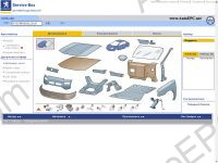 Electronic spare parts catalogue Peugeot