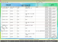 Toyota, Lexus spare parts and accessories catalogue, presented spare parts for all models European, General (Asia), USA, Japanese markets, LHD & RHD models