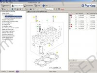 Perkins SPI2 electronic spare parts catalogue contains service and parts infrmation Perkins