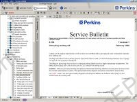 Perkins SPI2 electronic spare parts catalogue contains service and parts infrmation Perkins
