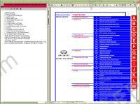 Infiniti FX35/ FX45 Service and Repair Manual, Electrical Wiring Diagrams, Body Repair Manual Infiniti FX 35/45