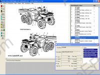 Polaris PartSmart electronic spare parts catalogue, all models snowmobiles Polaris, ATVs Polaris, Polaris Watercraft.