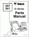 Parts manual Bobcat Excavators 3xx, Bobcat Excavators 4xx.