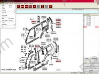 Mitsubishi Aftersales Support Application dealer spare parts catalogue, General (Asia) market,