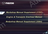 Mazda MPV Workshop Manual, Engine & Transaxle Overhaul Manual, Bodyshop Manual, Training Manual. 