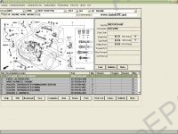 Acura Net electronic spare parts and accessories catalogue, service bulletins
