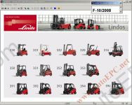 Linde ForkLift Truck 2009 electronic spare parts catalogue Linde Forklift Trucks, presented Spare Parts Documentation, Linde Parts Manuals, Linde Forklift Serivce Information, Operating instructions, training manuals, assembly, disassembly, maintenance, repair, technical data, wiring  diagrams, hydraulic diagrams