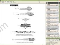 Harley-Davidson, Buell PartSmart elecronic spare parts and accessories catalogue motorcycles Harley-Davidson, motorcycles Buell, presents all models before 2008 year