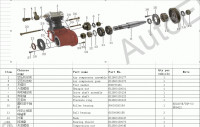 Foton Auman electronic spare parts catalogue china truck Foton Auman 280W