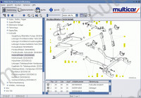 MultiCar spare parts catalogue, service manuals, repair manuals Multicar