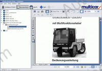 MultiCar spare parts catalogue, service manuals, repair manuals Multicar