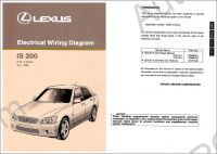 Lexus IS 200 1999, repair manuals and electrical wiring diagrams.