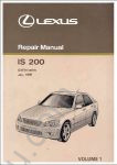 Lexus IS 200 1999, repair manuals and electrical wiring diagrams.