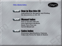 Etnyre spare parts catalogue, parts manuals, service manuals, operation and maintenance manuals