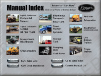 Etnyre spare parts catalogue, parts manuals, service manuals, operation and maintenance manuals
