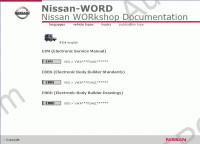 Nissan Cabstar F23 series Electronic Service Manual for Cabstar F23