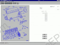 Mitsuibshi Fuso Trucks spare parts catalogue, presented all series trucks MMC FUSO, japanese market