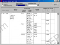 Mitsubishi flate rate manual , body repair, body paint, labour times, presented Mitsubishi cars