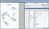 Hitachi Middle spare parts catalog for small excavators EX60 - EX385