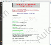 IVECO Compact Repair Times 2008 labor times for Iveco