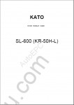 KATO SL-600 (KR-50H-L) rough terrain crane original spare parts catalog, PDF