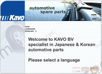 Kavo parts for Japanese and Korean automobils