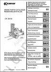 Kalmar Lift truck DC The catalogue of autospare parts of forklift of firm Kalmar.