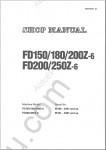 Komatsu ForkLift Truck FD150/180/200Z-6, FD200/250Z-6 shop manual for KOMATSU FORKLIFT TRUCKS FD150/180/200Z-6, FD200/250Z-6