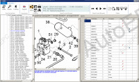 Landini 8.0 Galileo 8.0, electronic spare parts identification catalog
