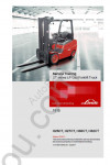 Linde 1313 Series Service Manual for Linde CT series LP Gas Forklift Truck