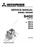 Mitsubishi Engine S4Q2 Service manual for MMC diesel engine S4Q2
