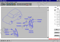 Mitsubishi Europe Wincaps, catalogue of spare parts for all Mitsubishi models of the European market.