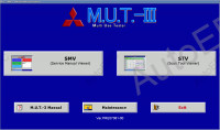 Mitsubishi M.U.T.-III Diagnostic Software PRE15031 + flash diagnostic program for MMC Ver.PRE15031-00