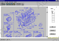 Mitsubishi General Wincaps, catalogue of spare parts for all models Mitsubishi of the Asian market.