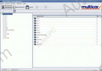 MultiCar service manuals and spare parts catalog.