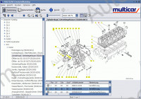 MultiCar service manuals and spare parts catalog.