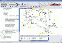 MultiCar service manuals and spare parts catalog.