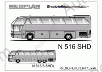 Neoplan Euro2 spare parts catalogs for Neoplan Euro2 - N122, N116, N316, N516. 2002-2004